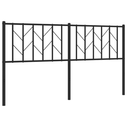 Testiera di Ricambio in Metallo Nero 160 cm | homemem39