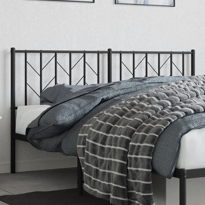 Testiera di Ricambio in Metallo Nero 160 cm | homemem39