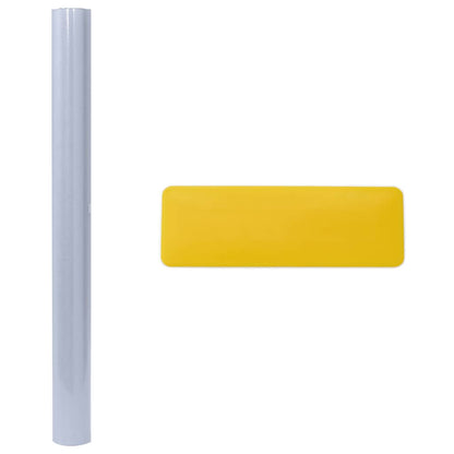 Pellicole Statiche Smerigliate Grigie 5pz in PVC | homemem39