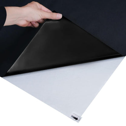 Pellicole per Vetri Statiche Smerigliate Nere 3pz in PVC | homemem39