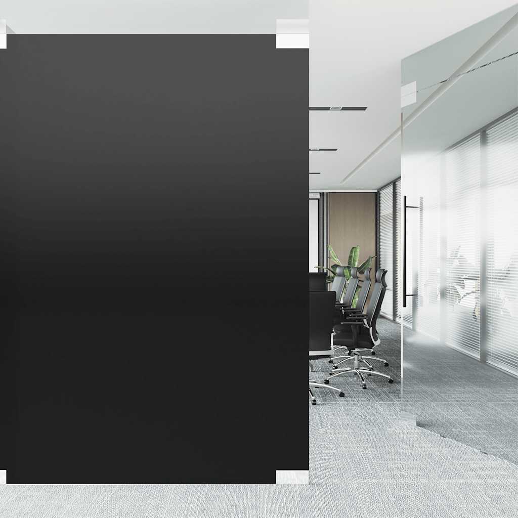 Pellicole per Vetri Statiche Smerigliate Nere 5pz in PVC