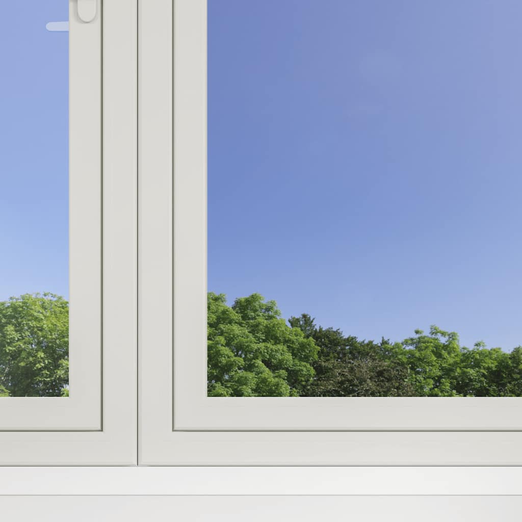 Pellicole Solari Statiche 3pz Effetto Riflettente Argento PVC | homemem39