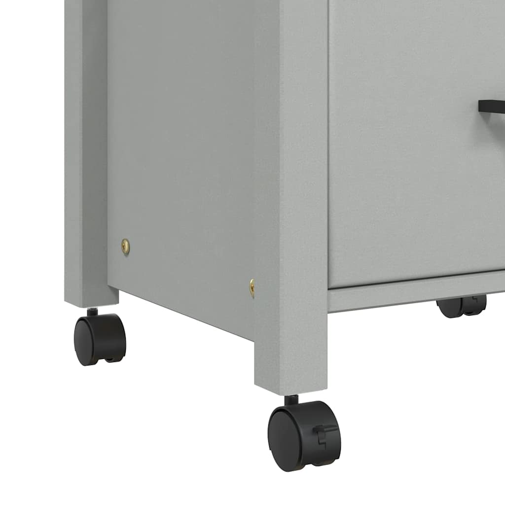 Carrello da Cucina MONZA 48x40x88,5 cm in Legno Massello di Pino