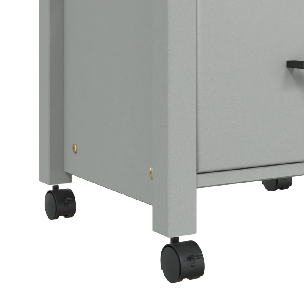 Carrello da Cucina MONZA 48x40x88,5 cm in Legno Massello di Pino