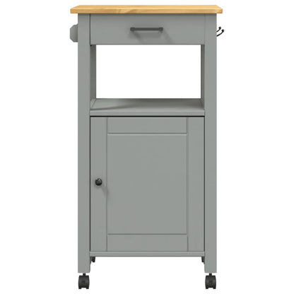 Carrello da Cucina MONZA 48x40x88,5 cm in Legno Massello di Pino