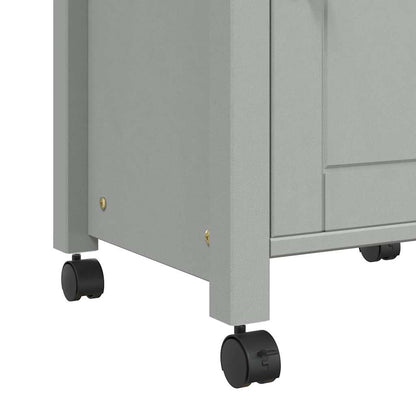 Carrello da Cucina MONZA 48x40x88,5 cm in Legno Massello di Pino