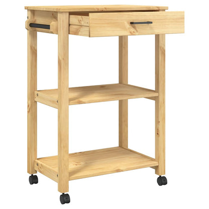 Carrello da Cucina MONZA 60x40x88,5 cm Ambra Cera | homemem39