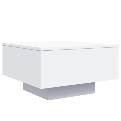 Tavolino da Salotto Bianco 55x55x31 cm in Legno Multistrato | homemem39
