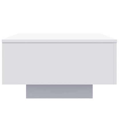 Tavolino da Salotto Bianco 55x55x31 cm in Legno Multistrato