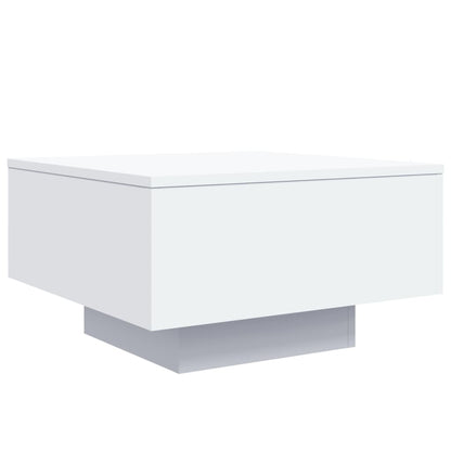 Tavolino da Salotto Bianco 55x55x31 cm in Legno Multistrato | homemem39