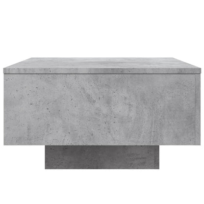 Tavolino da Salotto Grigio Cemento 55x55x31cm Legno Multistrato | homemem39