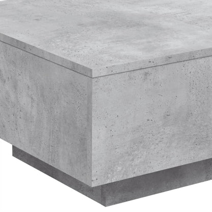 Tavolino da Salotto Grigio Cemento 55x55x31cm Legno Multistrato | homemem39