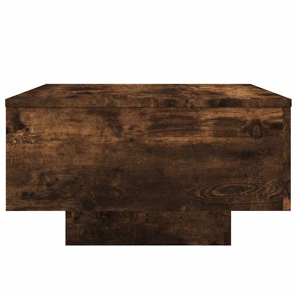 Tavolino da Salotto Rovere Fumo 55x55x31cm in Legno Multistrato | homemem39