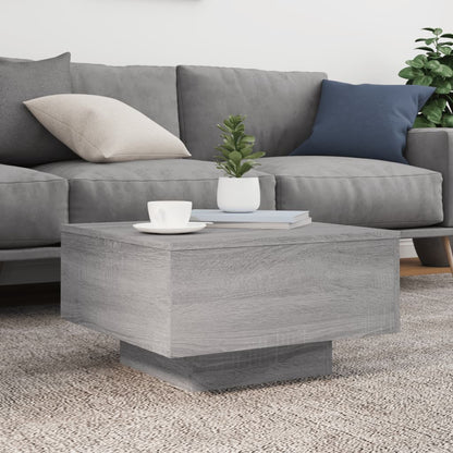 Tavolino da Salotto Grigio Sonoma 55x55x31 cm Legno Multistrato | homemem39