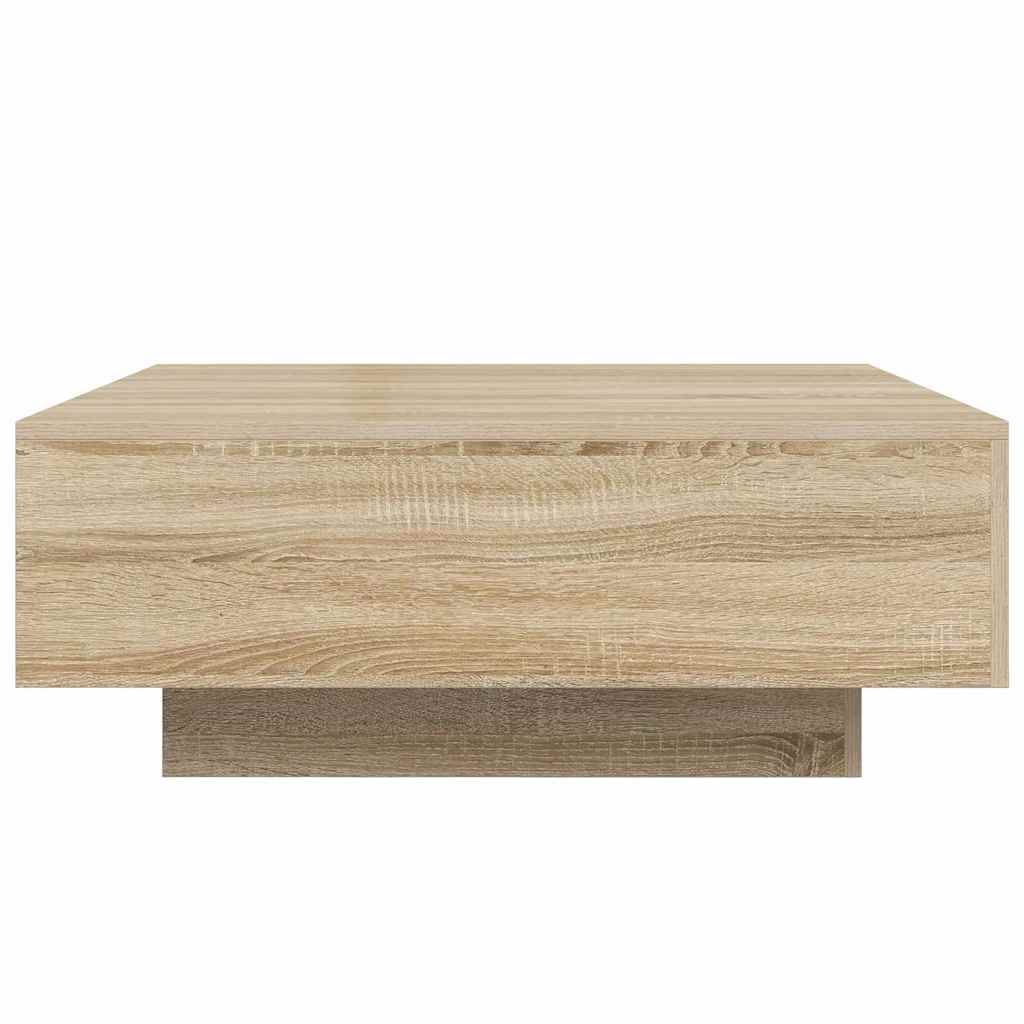 Tavolino da Salotto Rovere Sonoma 80x80x31 cm Legno Multistrato | homemem39