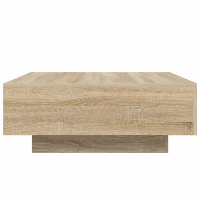 Tavolino da Salotto Rovere Sonoma 80x80x31 cm Legno Multistrato | homemem39