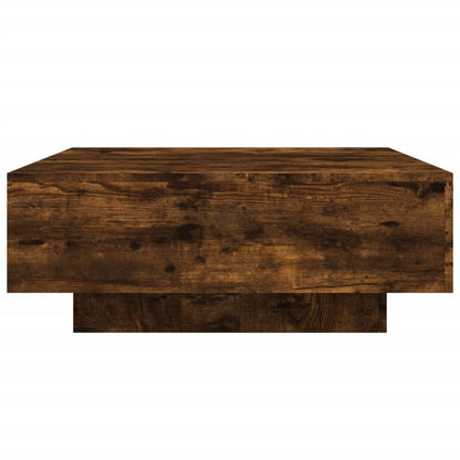 Tavolino da Salotto Rovere Fumo 80x80x31 cm Legno Multistrato | homemem39