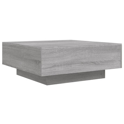 Tavolino da Salotto Grigio Sonoma 80x80x31 cm Legno Multistrato