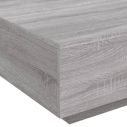 Tavolino da Salotto Grigio Sonoma 80x80x31 cm Legno Multistrato | homemem39