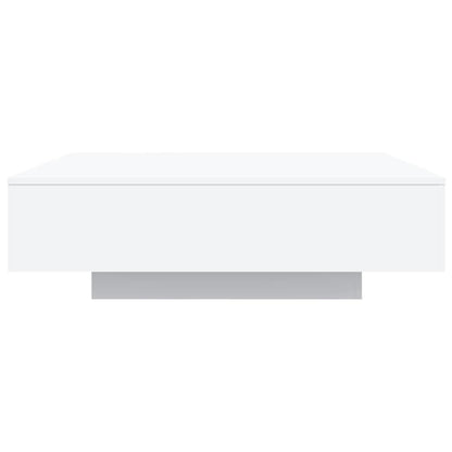 Tavolino da Salotto Bianco 100x100x31 cm in Legno Multistrato | homemem39
