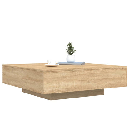 Tavolino Salotto Rovere Sonoma 100x100x31 cm Legno Multistrato