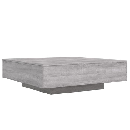 Tavolino Salotto Grigio Sonoma 100x100x31 cm Legno Multistrato | homemem39