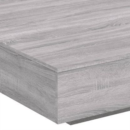 Tavolino Salotto Grigio Sonoma 100x100x31 cm Legno Multistrato | homemem39