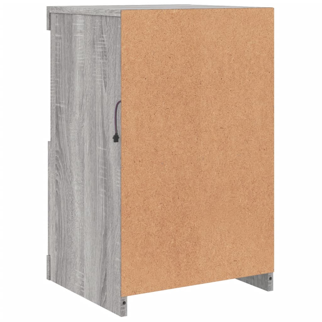 Armadietti con Luci LED 2pz in legno multistrato
