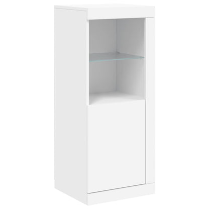 Credenza con Luci LED Bianca 41x37x100 cm - homemem39