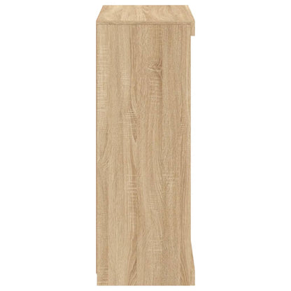 Credenza con Luci LED Rovere Sonoma 60,5x37x100 cm - homemem39