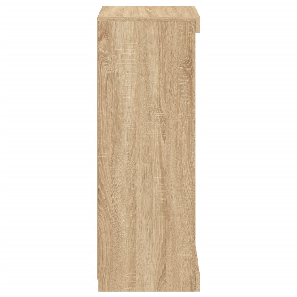 Credenza con Luci LED Rovere Sonoma 41x37x100 cm - homemem39