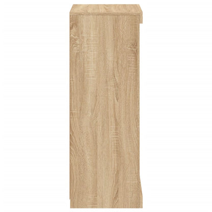 Credenza con Luci LED Rovere Sonoma 41x37x100 cm - homemem39