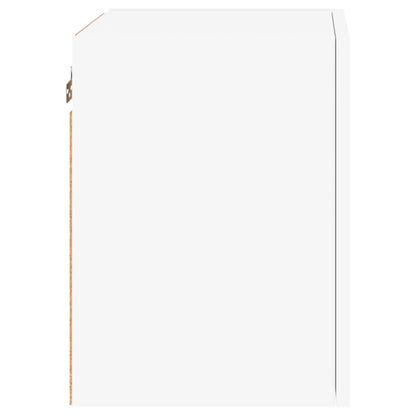 Mobile TV a Parete Bianco 40,5x30x40 cm in Legno Multistrato