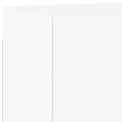 Mobile TV a Parete Bianco 40,5x30x40 cm in Legno Multistrato