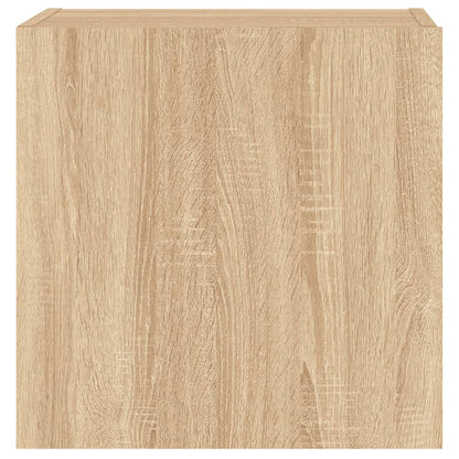 Mobile TV Parete Rovere Sonoma 40,5x30x40 cm Legno Multistrato - homemem39