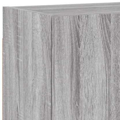 Mobili TV Muro 2pz Grigio Sonoma 40,5x30x40cm Legno Multistrato