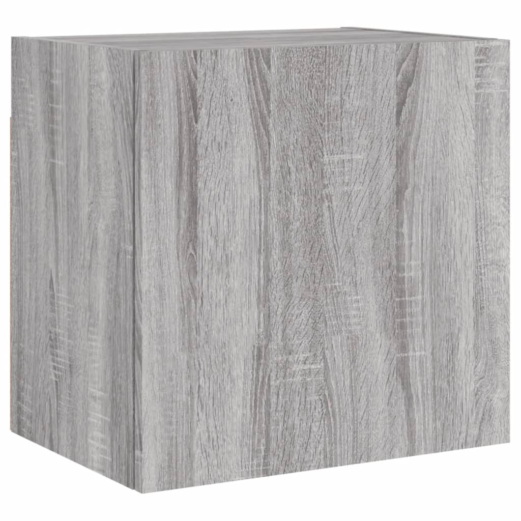 Mobili TV Muro 2pz Grigio Sonoma 40,5x30x40cm Legno Multistrato - homemem39