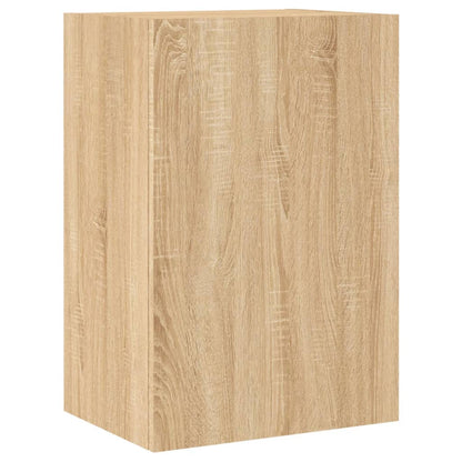 Mobile TV Parete Rovere Sonoma 40,5x30x60 cm Legno Multistrato | homemem39