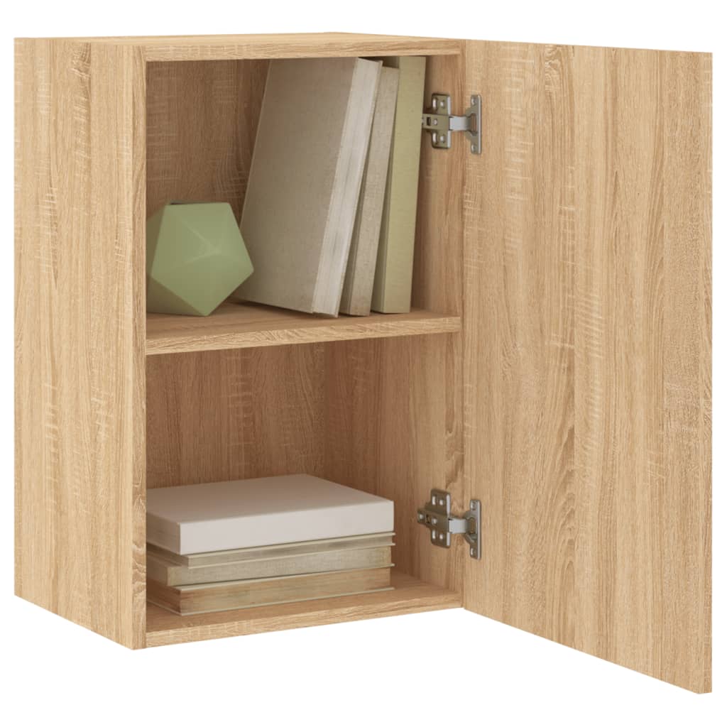 Mobile TV Parete Rovere Sonoma 40,5x30x60 cm Legno Multistrato | homemem39