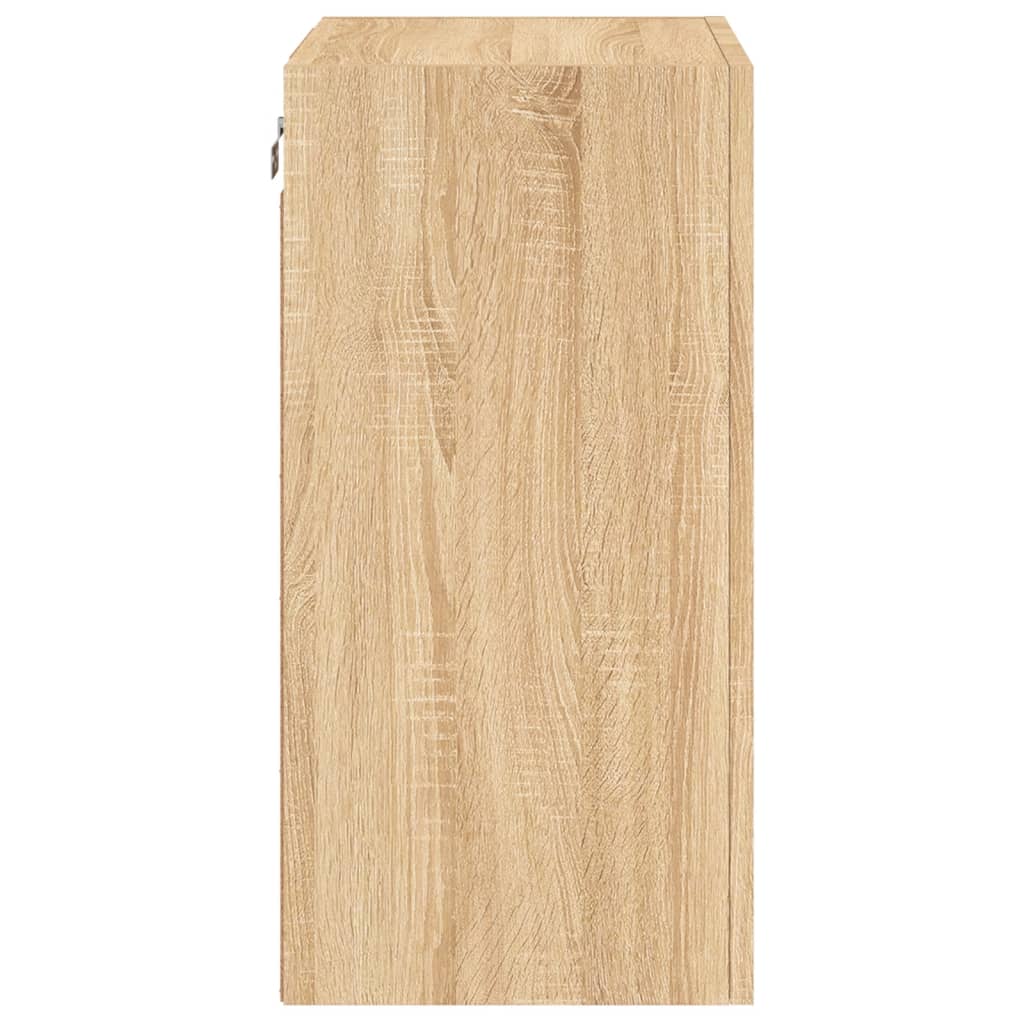 Mobile TV Parete Rovere Sonoma 40,5x30x60 cm Legno Multistrato | homemem39