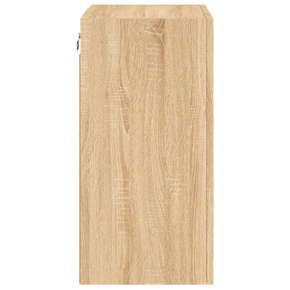 Mobile TV Parete Rovere Sonoma 40,5x30x60 cm Legno Multistrato | homemem39