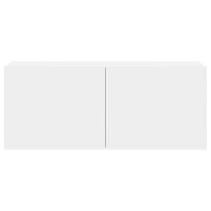 Mobile TV a Parete Bianco 100x30x41 cm