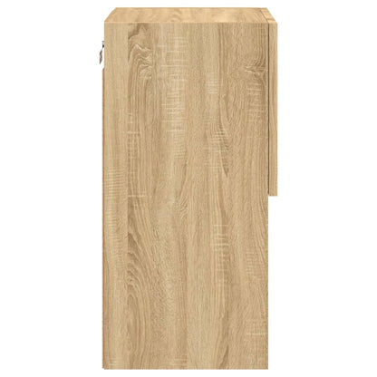 Mobili TV con Luci LED 2pz Rovere Sonoma 30,5x30x60 cm