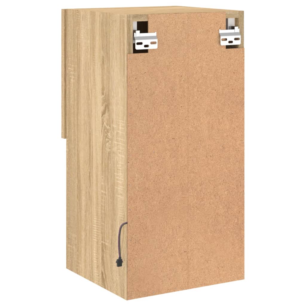Mobili TV con Luci LED 2pz Rovere Sonoma 30,5x30x60 cm | homemem39