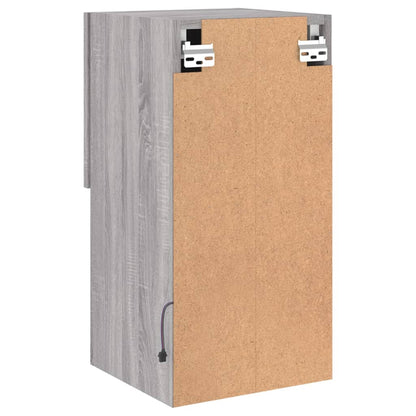 Mobili TV con Luci LED 2pz Grigio Sonoma 30,5x30x60 cm | homemem39