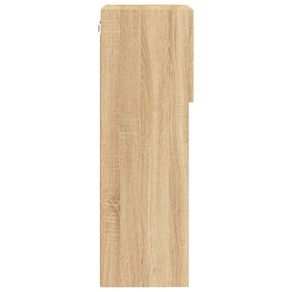 Mobili TV con Luci LED 2pz Rovere Sonoma 40,5x30x90 cm