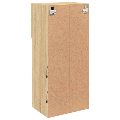 Mobili TV con Luci LED 2pz Rovere Sonoma 40,5x30x90 cm