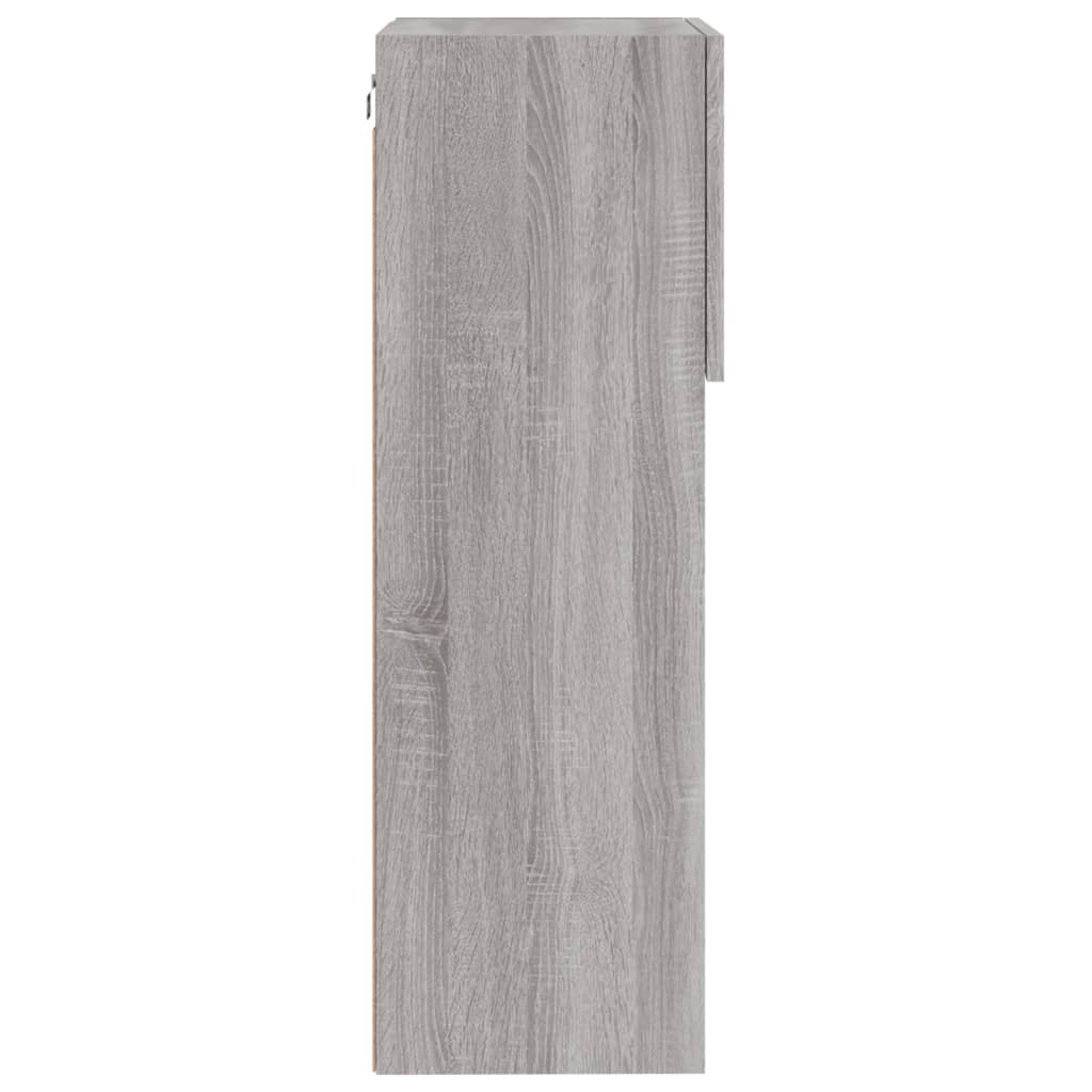 Mobili TV con Luci LED 2pz Grigio Sonoma 40,5x30x90 cm | homemem39