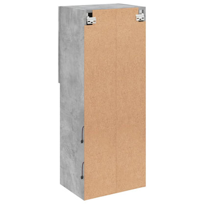 Mobile TV con Luci LED Grigio Cemento 40,5x30x102 cm - homemem39