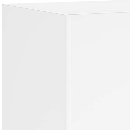 Mobile TV a Parete con Luci LED Bianco 30,5x35x70 cm